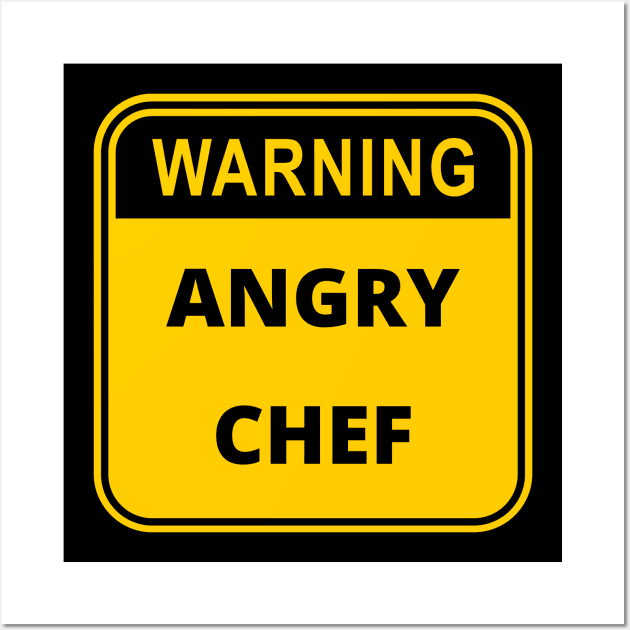 Angry Chef Wall Art by Catchy Phase